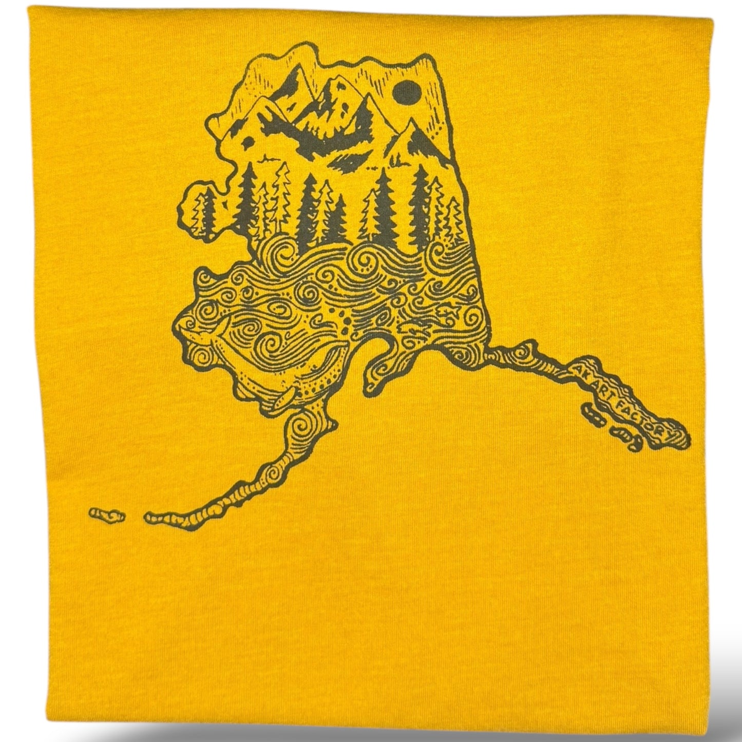 Blue Inked Alaska Tee