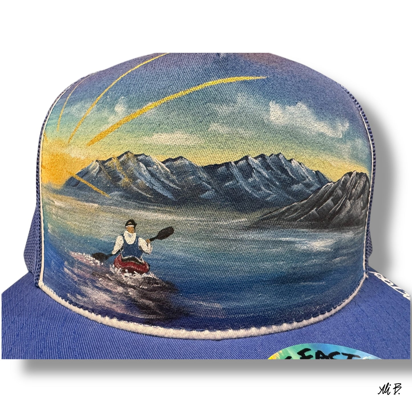 Sun-lit Kayak