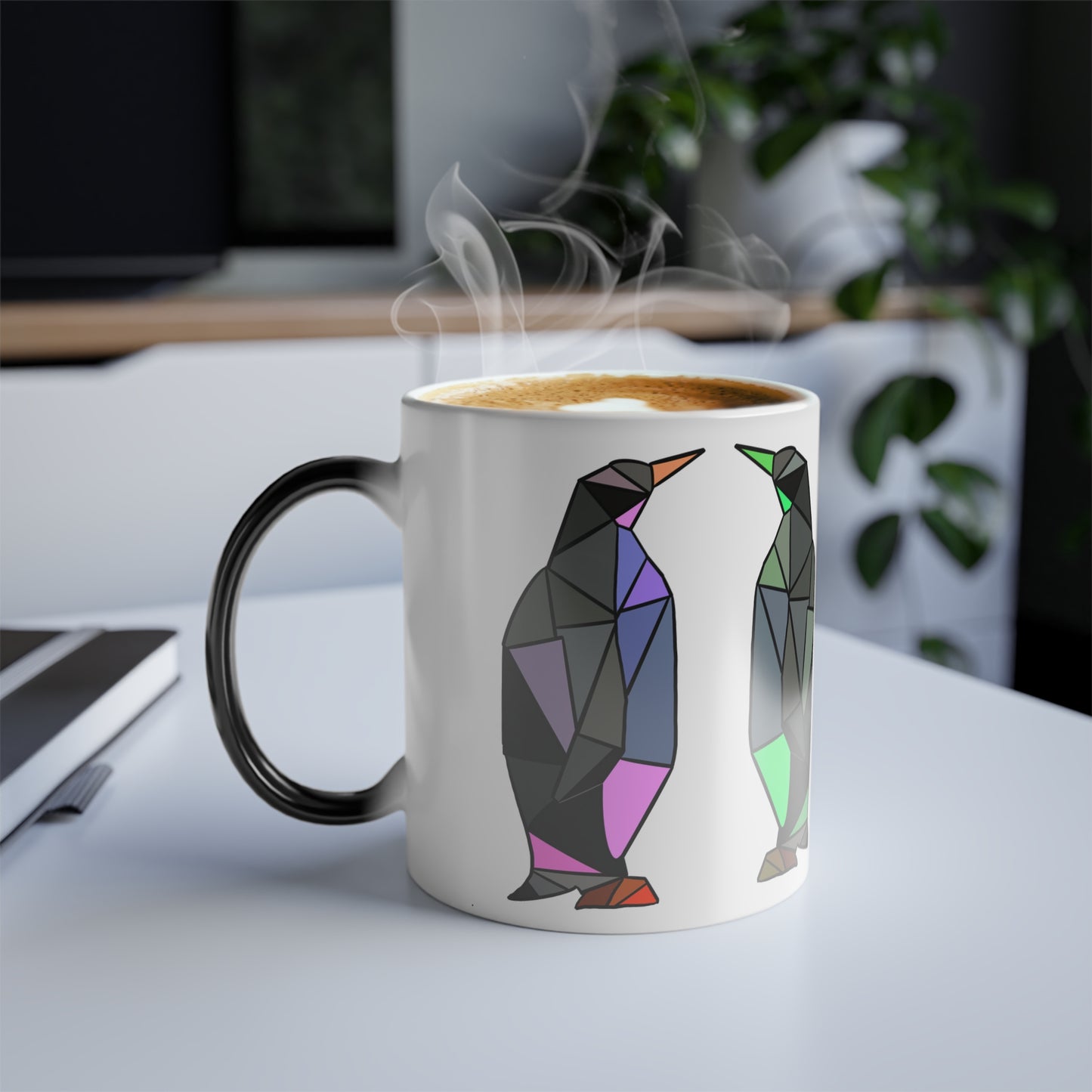 Color-Changing Penguin Mug — 11oz