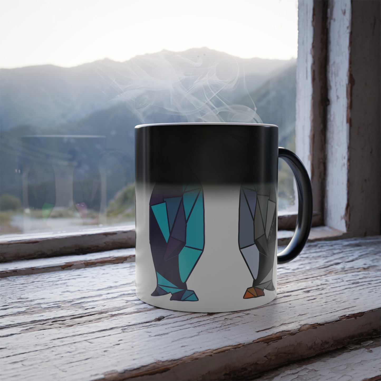 Color-Changing Penguin Mug — 11oz