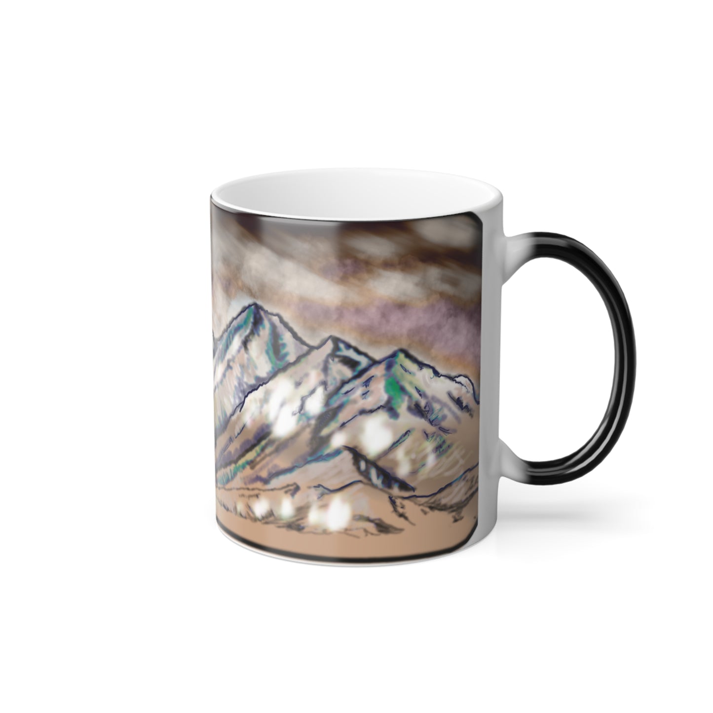 Color-Changing Mug — UFO Mountain Abduction (11oz)