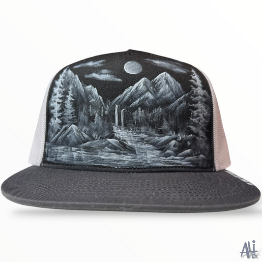 Waterfalls in the night