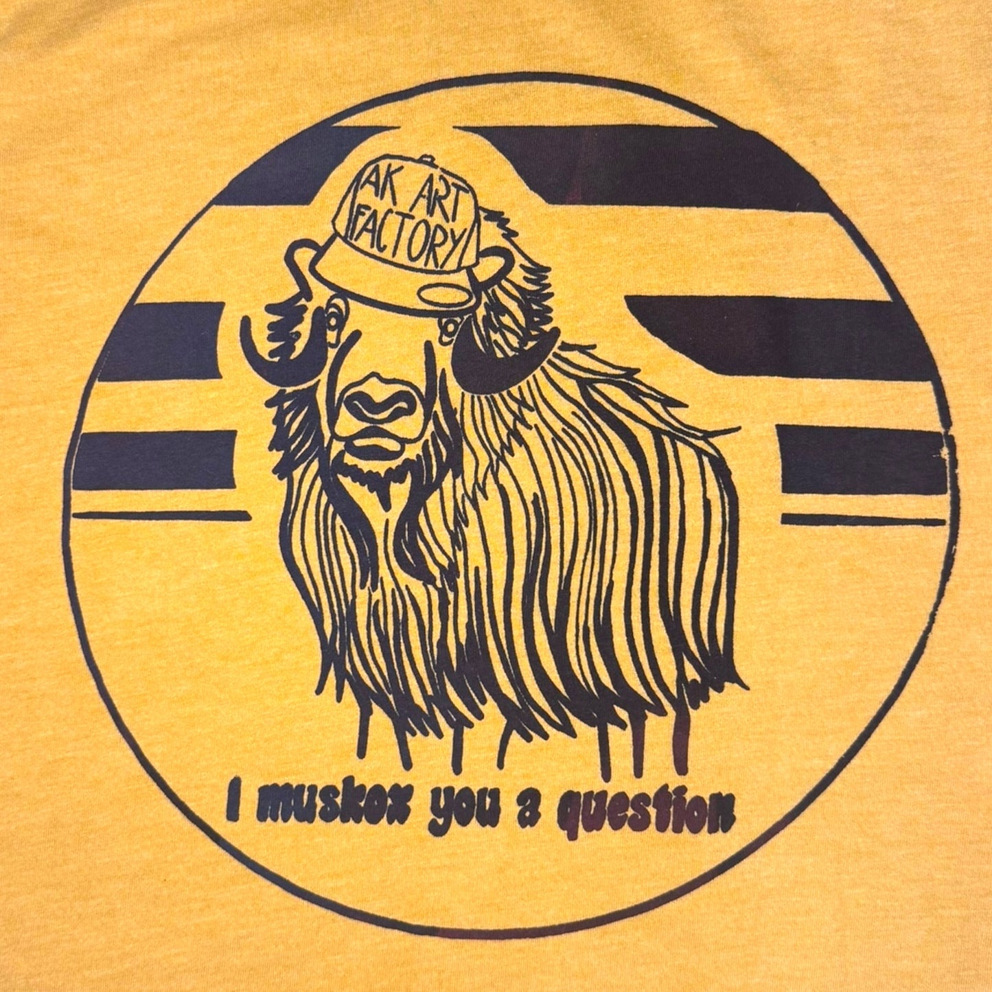 Maroon/Blue blend Muskox Tee