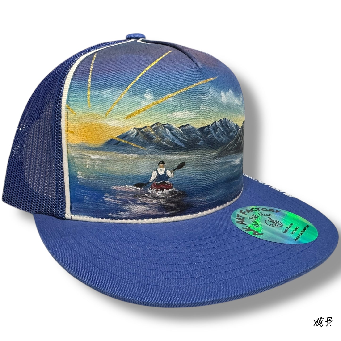 Sun-lit Kayak